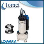 Abwasser Schmutzwasser Tauchpumpen DOMOS7GT0,55kW Zweikanal Magnetschalter Lowara