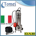 Submersible pump dirty water FEKA VS550M-A Vortex 0,55Kw 1x230V 50Hz Float DAB