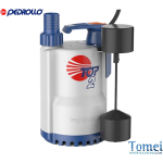 Pedrollo TOP-GM Tauchmotorpumpen - für sauberes Wasser mit vertikalem Schwimmerschalter TOP2 - GM 0,37kW 0,5HP 230V Einzelphase Kabel 5m
