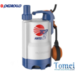 Pedrollo TOP-VORTEX Tauchmotorpumpen - für Schmutzwasser mit Schwimmerschalter TOP 3-VORTEX 0,55kW 0,75HP Einzelphase 230V Kabel 5m