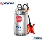Pedrollo RX Submersible DRAINAGE pumps for clear water RX 1 0,25kW 0,33HP Three-phase Cable 5m