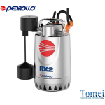 Pedrollo RX Submersible DRAINAGE pumps for clear water RXm1-GM 0,25kW 0,33HP Mono-phase Cable 5m