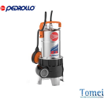 Pedrollo ZX1 VORTEX Submersible pump ZXm 1A/40 with Float Switch 0,6kW 0,85Hp Mono-phase 230V Cast Iron Pump body VORTEX Technopolymer Impeller Cable 5m
